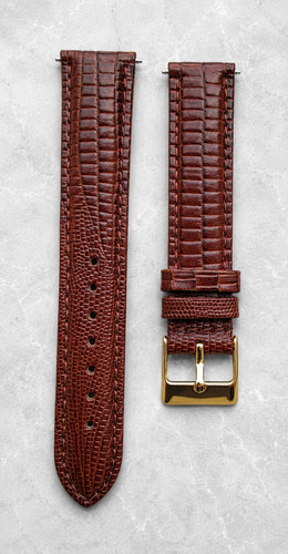 18mm brown genuine leather - brown,
