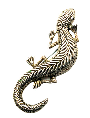 Vintage lizard salamander - lizard,