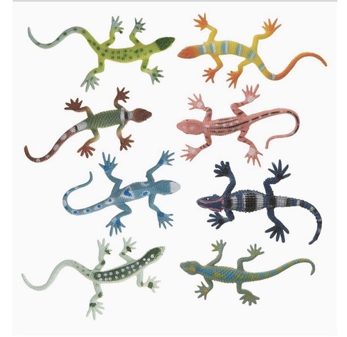 Piece plastic lizard - 8,